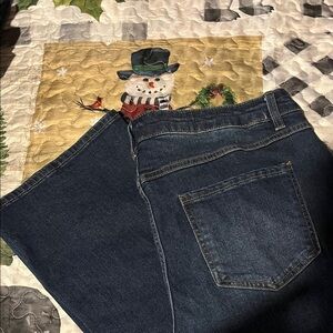 d. jeans Women's Boot Cut Jeans - Dark Blue